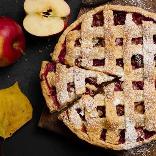 Američka pita – višnje i jabuke